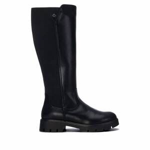 NEW REFRESH women's casual tall boots in black